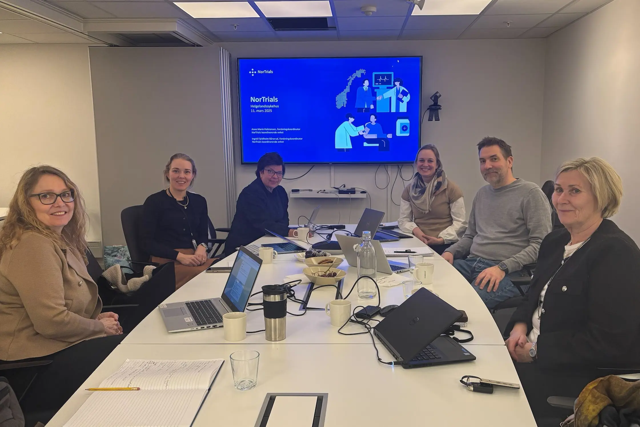 Jon Våbenø (forsker), Venke Grane (nevropsykolog), Anne Ingeborg Pedersen (rådgiver) og Nina Mørkved (forsknings- og innovasjonssjef)