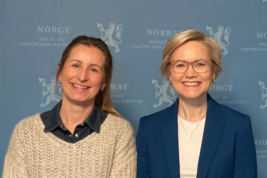 Signe Fretland og Inger Kjerkol