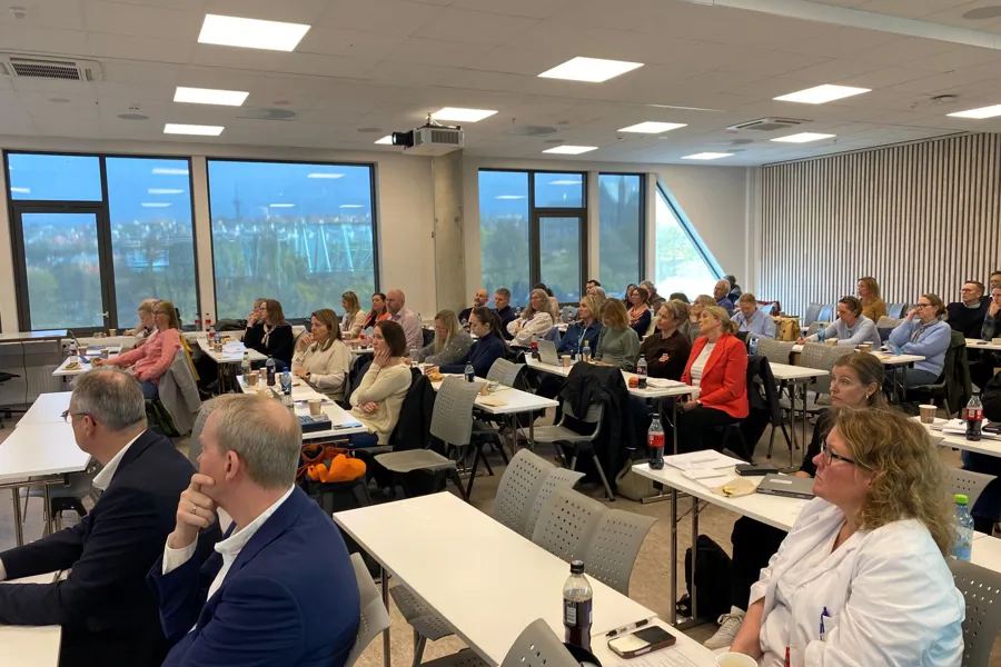 Seminardeltakerne i salen