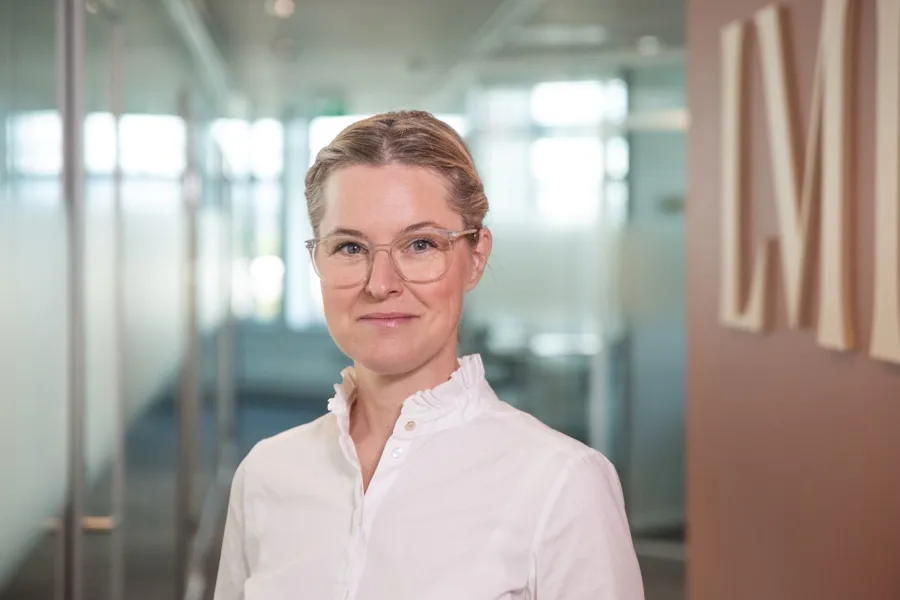 A person wearing glasses