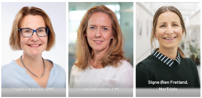 Et collage av en kvinne