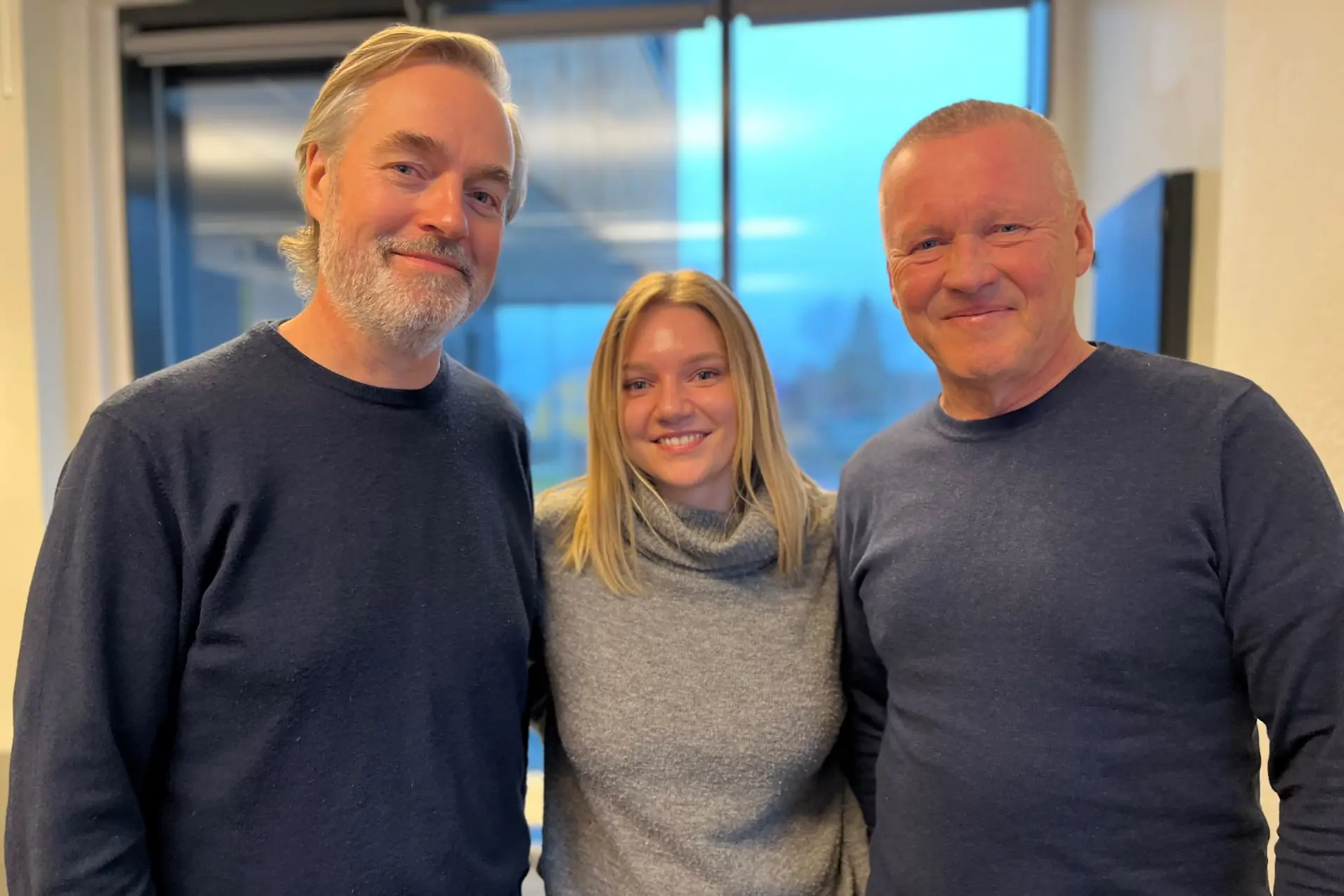Thomas, Sara og Jan Gunnar fra NorTrials medisinsk utstyr